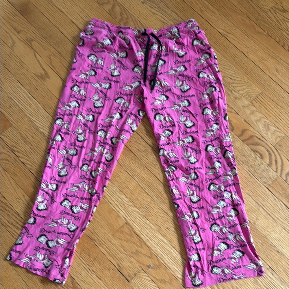 Betty Boop Pink Pajamas Cozy Intimates Sleepwear